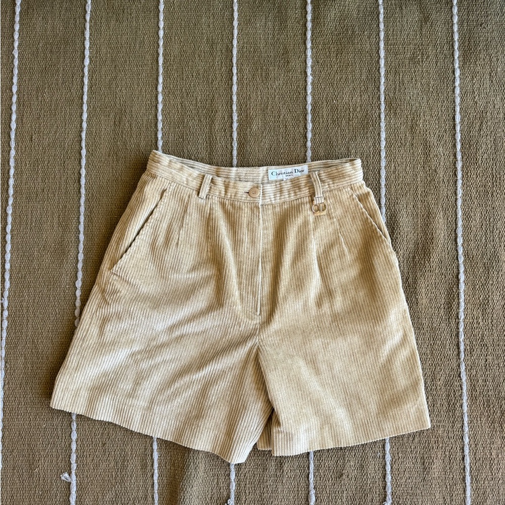 Christian Dior Corduroy Shorts
